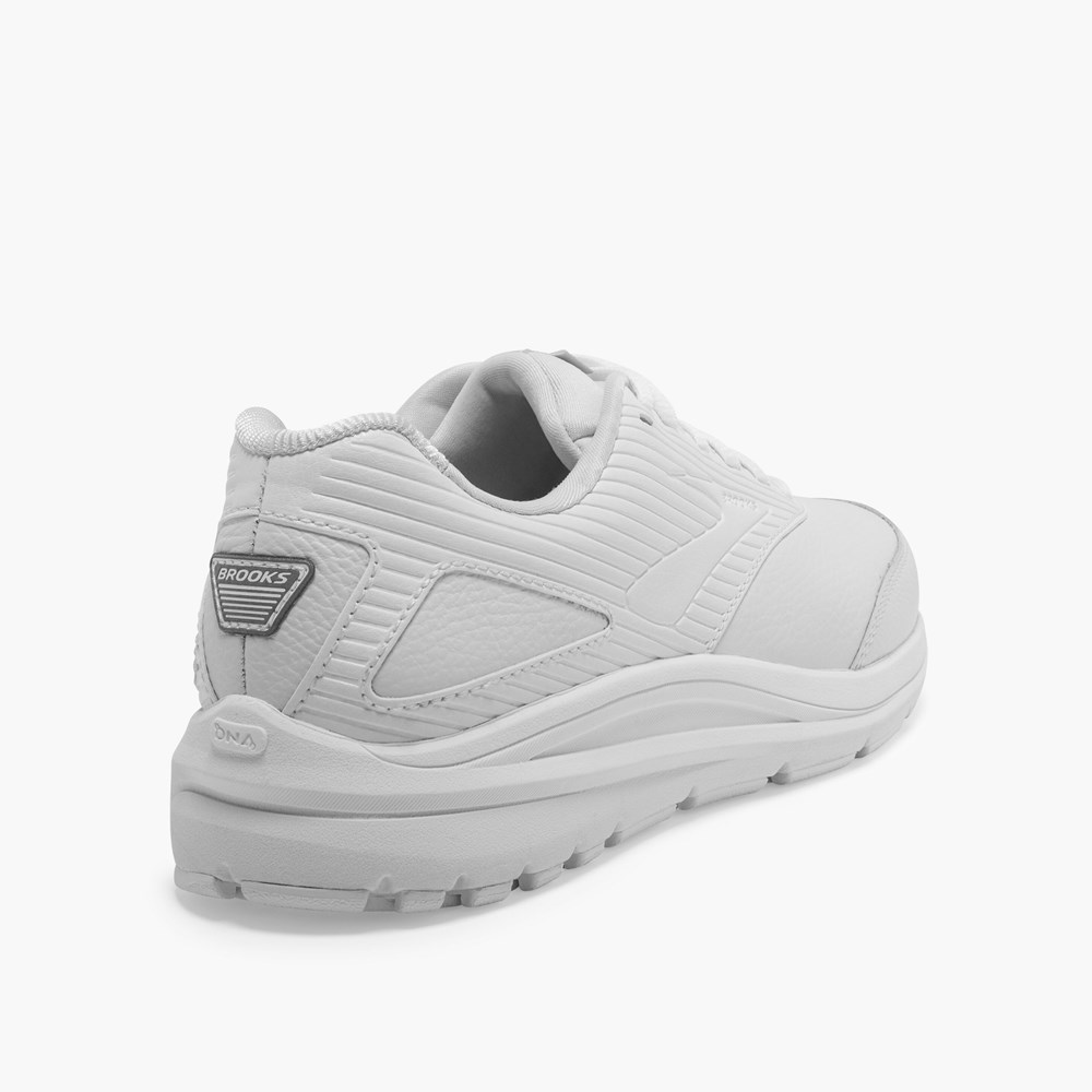 Chaussure de Marche Brooks Addiction Walker 2 Blanche Blanche Femme | PNK-6738865